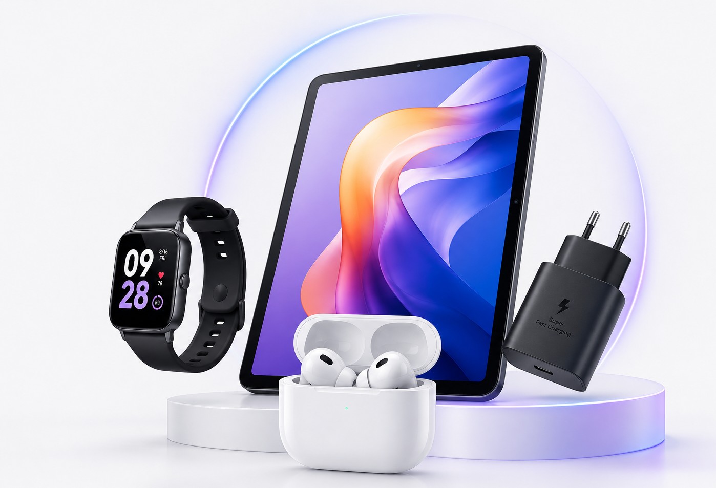 Selección de tecnología y accesorios de Espacio Click